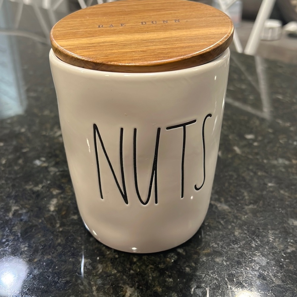 Rae dunn NUTS cellar